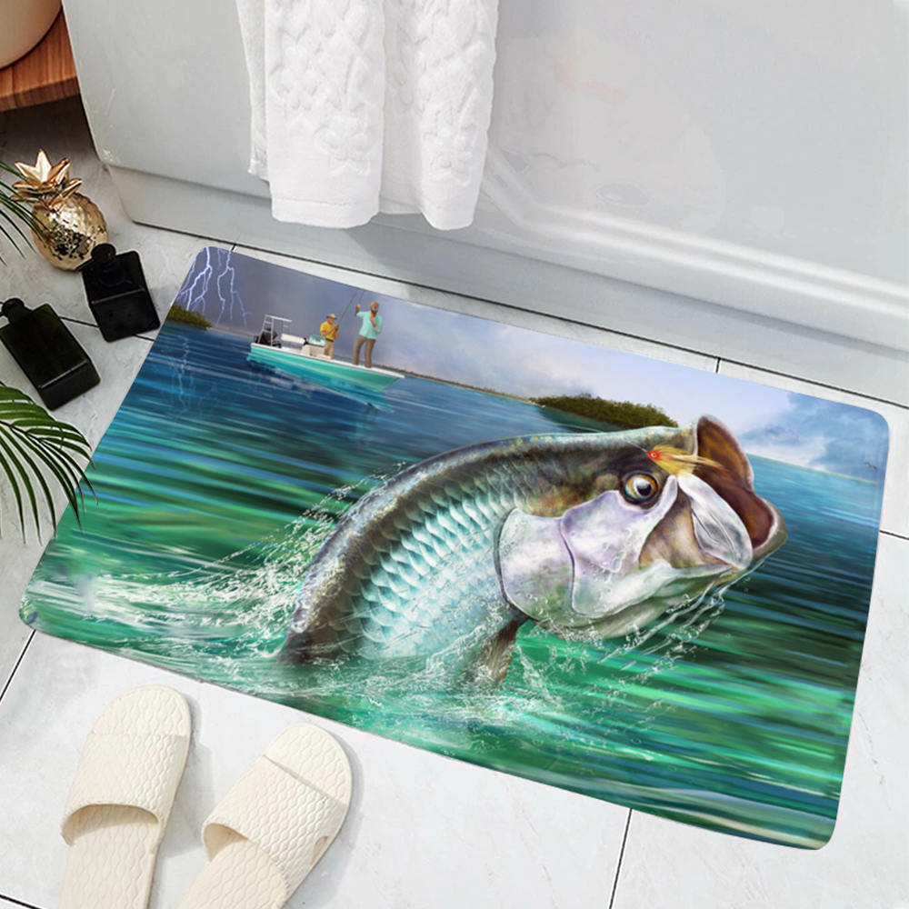 Fish Pattern Mat Hot Sale Mode - огляд і ціна Commercial Print Model