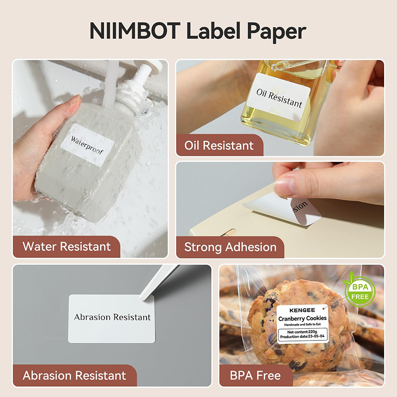 Niimbot 1/3/10 Rolls White The - огляд і ціна Commercial Printing Types