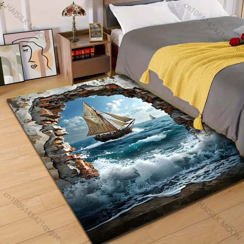 1PC Sailing ship through broke - огляд і ціна Commercial Wall Printing Machine