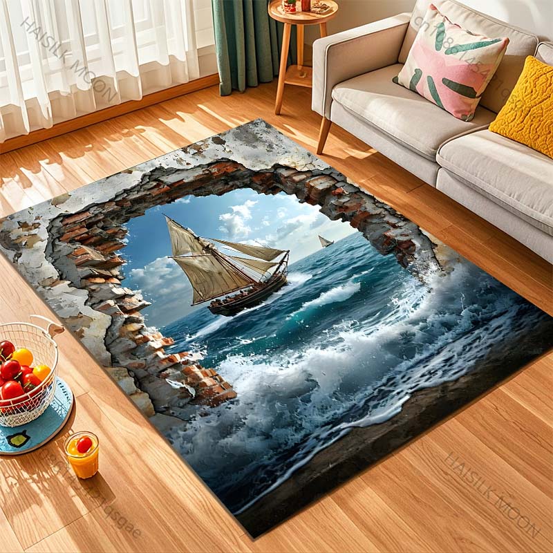 1PC Sailing ship through broke - огляд і ціна Commercial Wall Printing Machine