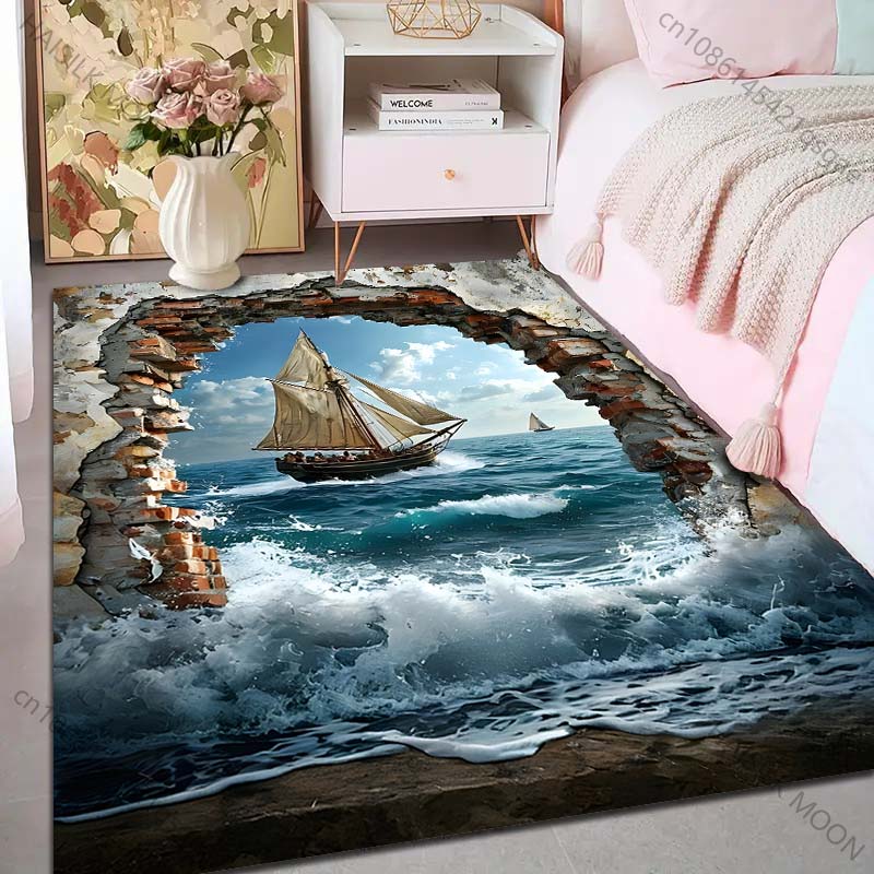 1PC Sailing ship through broke - огляд і ціна Commercial Wall Printing Machine