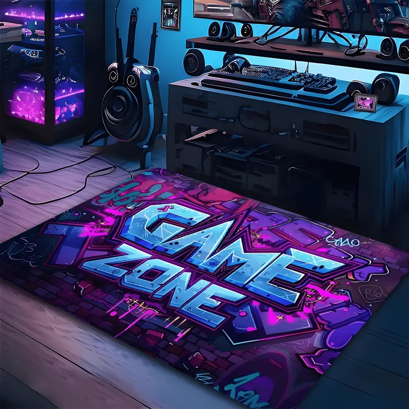 Neon Purple Blue Game Zone Gra - огляд і ціна Commercial Wall Printing Machine