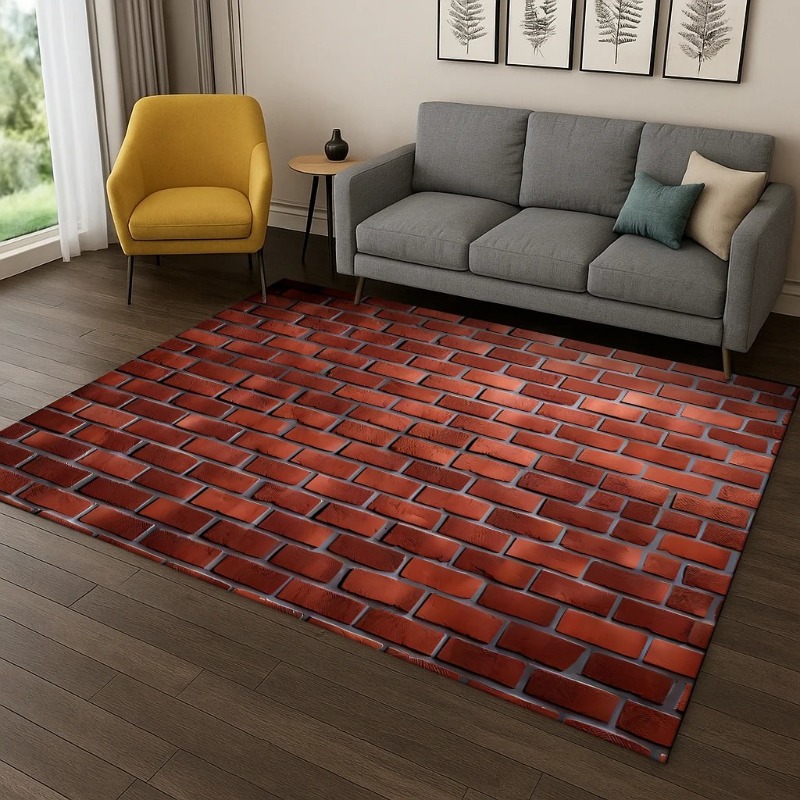 3D Brick Stone Building Carpet - огляд і ціна Commercial Wall Printing Machine