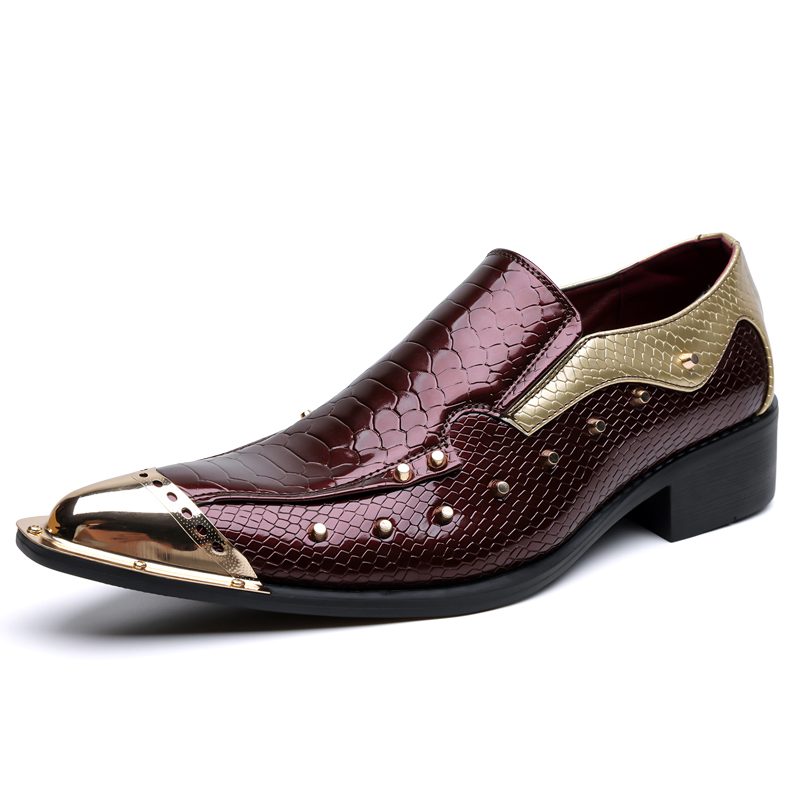 Autumn Men's Shoes Spike Pytho - огляд і ціна Commercial Print Model