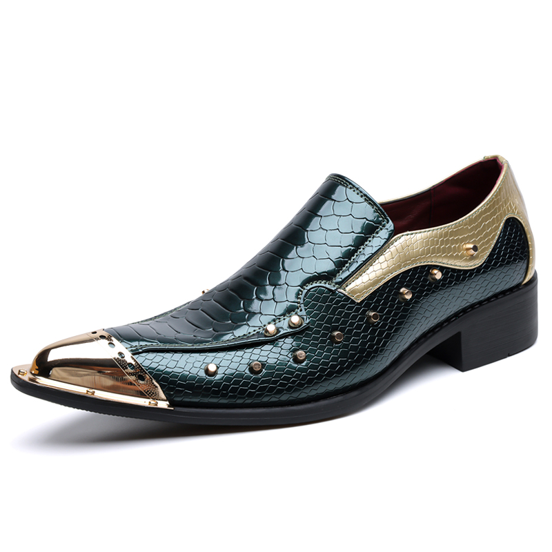 Autumn Men's Shoes Spike Pytho - огляд і ціна Commercial Print Model