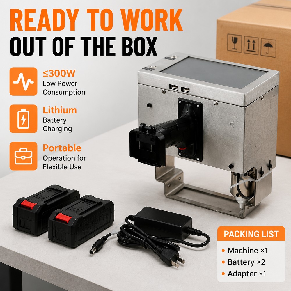 Battery Type XY/SD-4 Dot Peen  - огляд і ціна Commercial Printing Types