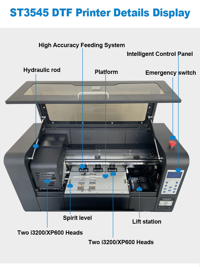Wide Format DTF Printer 30CM A - огляд і ціна Commercial Printing Machine For Clothes