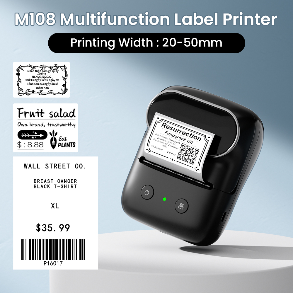 Phomemo M108 Portable Label Pr - огляд і ціна Commercial Printing Types