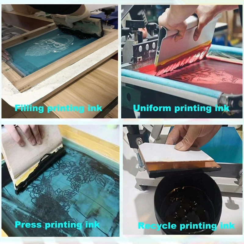 13-50cm Wood Handle Screen Pri - огляд і ціна Commercial Printing Ink