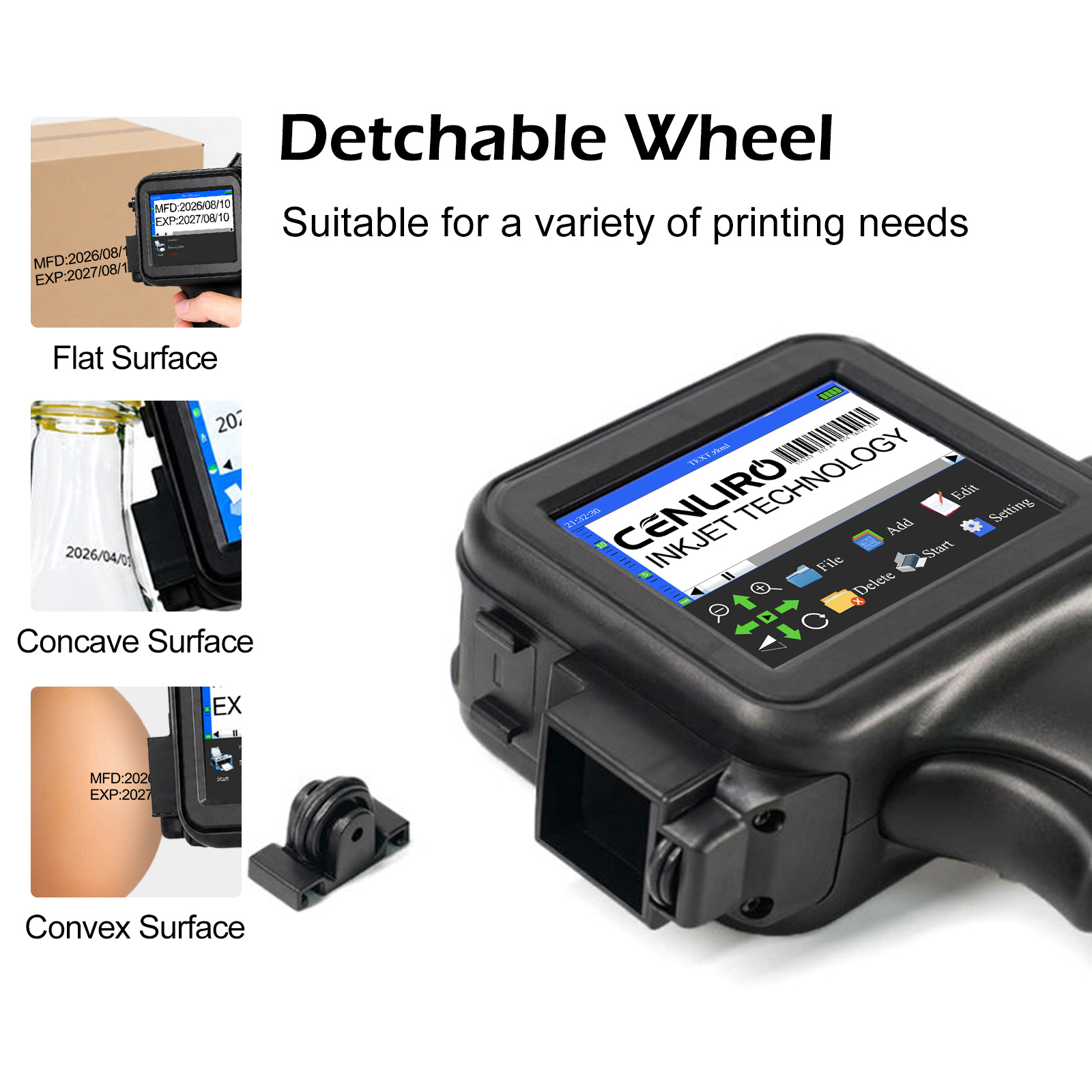 Cenliro CL11P Portable Handhel - огляд і ціна Commercial Printing Types