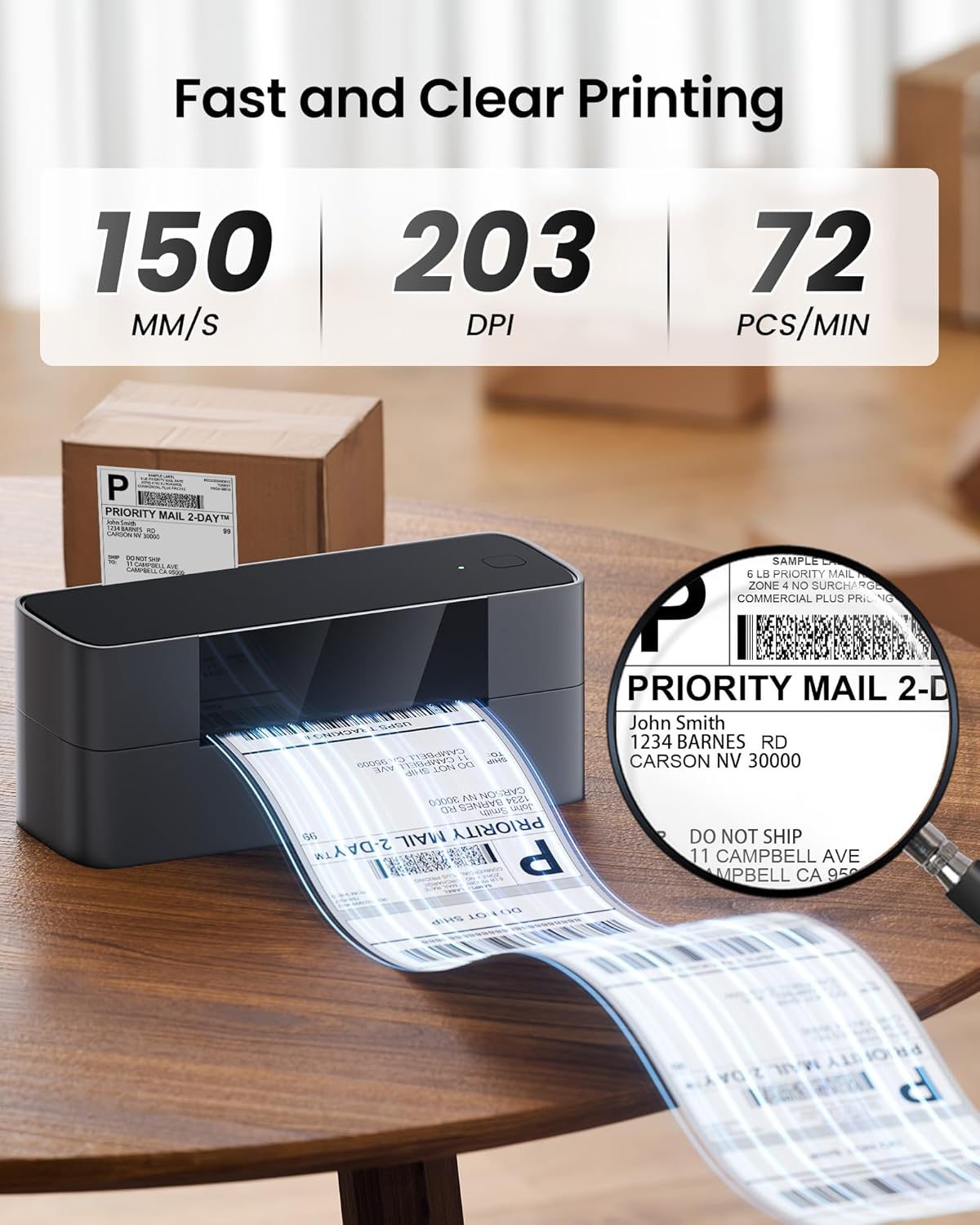 Markfield Shipping Label Print - огляд і ціна Commercial Printing Types